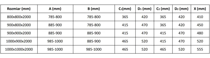Mexen Velar Duo, sprchový kút s posuvnými dverami 100(dvere) x 90(dvere) cm, 8mm číre sklo, čierny matný profil, 871-100-090-02-70