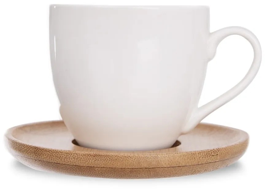 Biele porcelánové šálky v súprave 6 ks 125 ml Whiteline – Orion