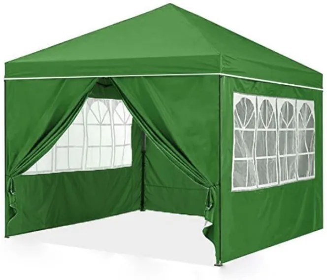 Bestent Záhradný altánok 3x3m skladací 4 steny Green