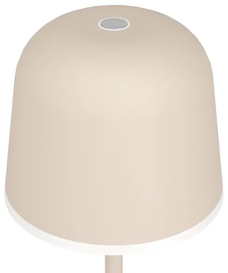 Eglo 900461-LED Stmievateľná vonkajšia lampa MANNERA 2,2W/5V 1800mAh béžová IP54
