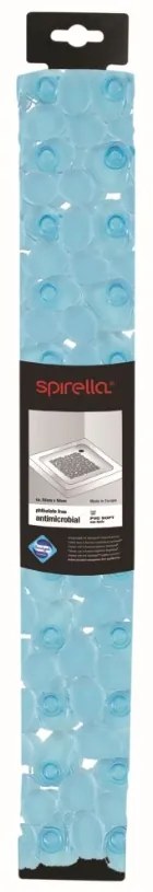Spirella Protiskluzová podložka do sprchy RIVERSTONE, modrá, 54 x 54 cm