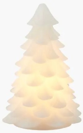 SIRIUS Led svíčka - stromeček, bílý, 16 cm