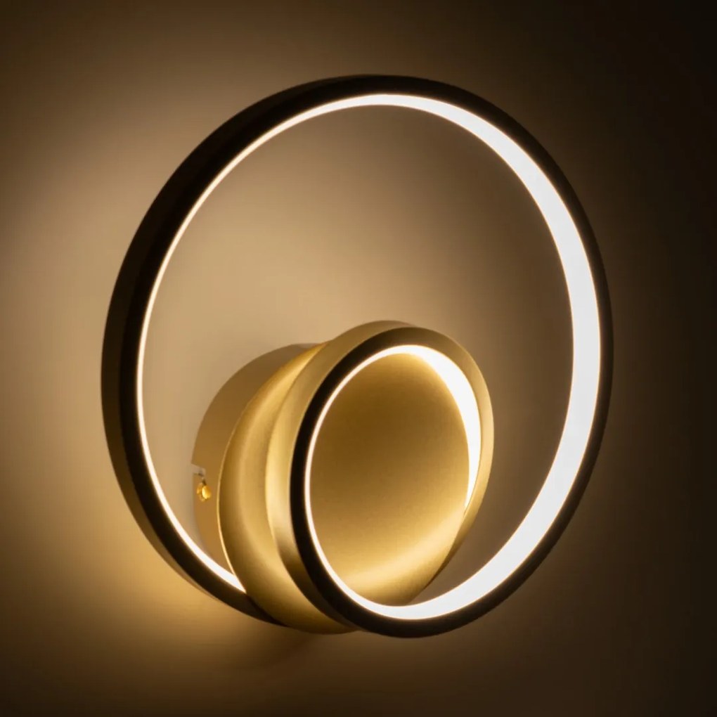 Nástenné LED svietidlo Lucero, 1x LED 13w, 4000k, g