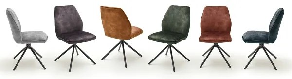 Jedálenská stolička NEXORO, 1 ks, sivá