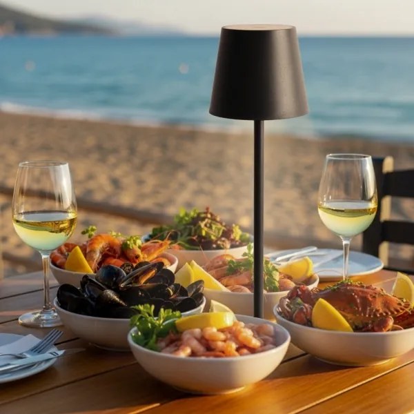 Globo 58438G - LED Stmievateľná dotyková vonkajšia lampa VANNIE LED/3W/3,7V IP44