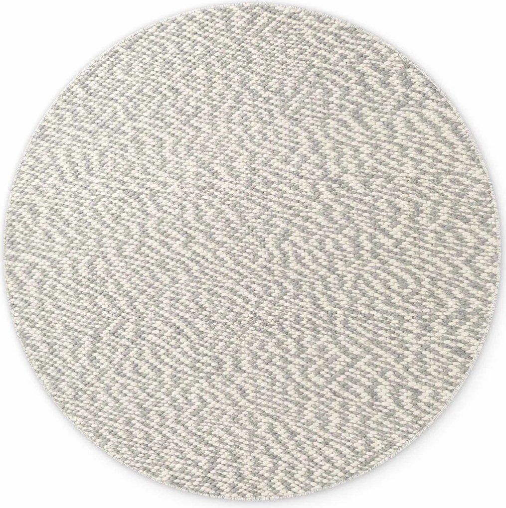 ELLE Decoration, Kusový koberec Lyon Beans 106317 Natural Cream Grey kruh z kolekcie Elle, 200x200 (priemer) kruh, šedá, obývacia izba