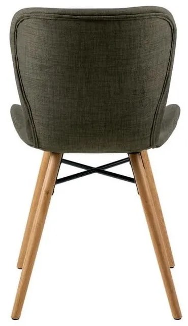 Sada 2 khaki zelených jedálenských stoličiek Actona Batilda
