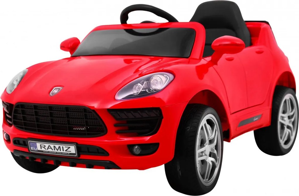 Ramiz Turbo-S batériové auto pre deti Červené SUV + diaľkové ovládanie