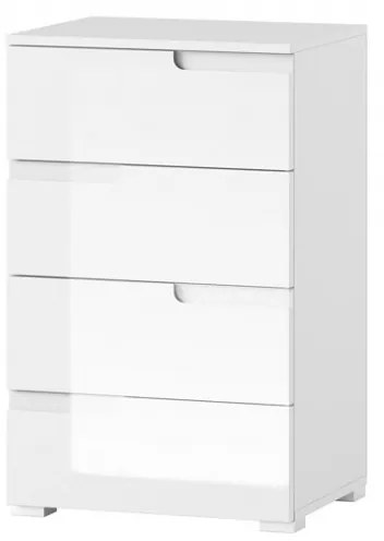Komoda Selene 2 50 cm biela mat/lesk