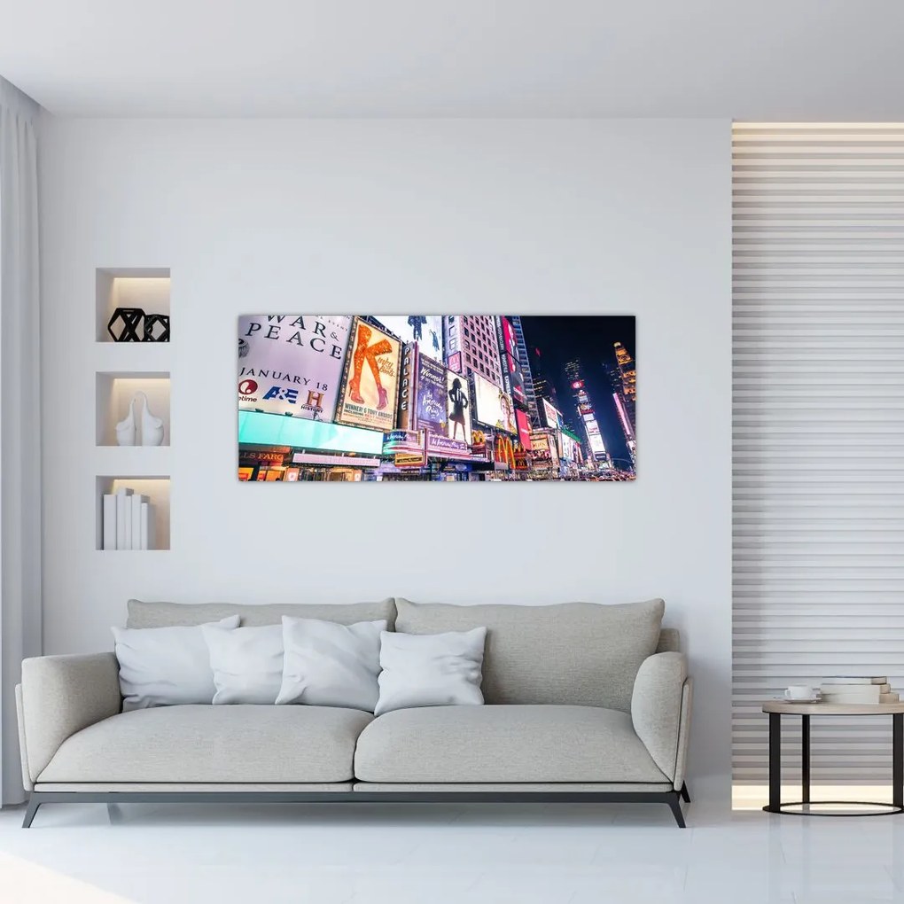 Obraz - New York Theater District (120x50 cm)