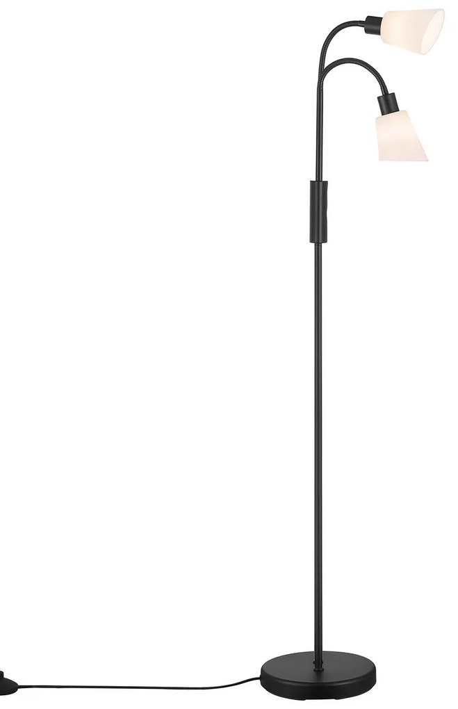 NORDLUX Moderná stojacia lampa MOLLI, 2xE14, 40W, čierna