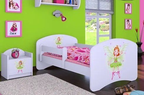 MAXMAX Detská posteľ bez šuplíku 140x70cm ZELENÁ VÍLA