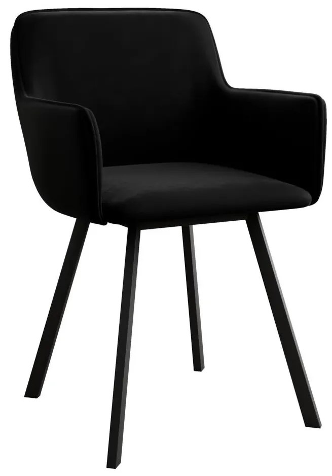 Jedálenská stolička AMELIA čierna