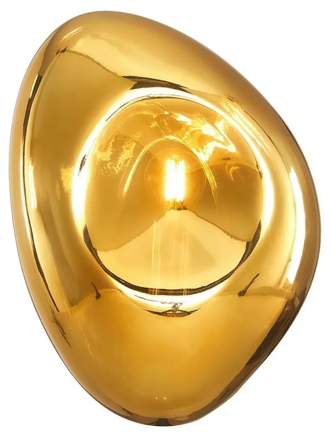 Maytoni MOD306WL-01G - Nástenné svietidlo MABELL 1xE14/40W/230V zlatá