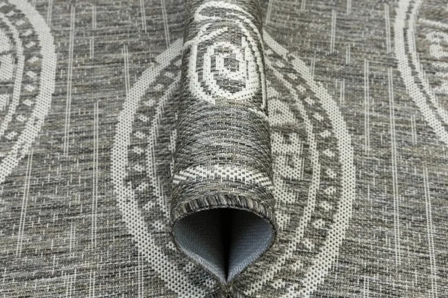 Koberec / Behúň FLEX 1907/P91 hnedý / sivý