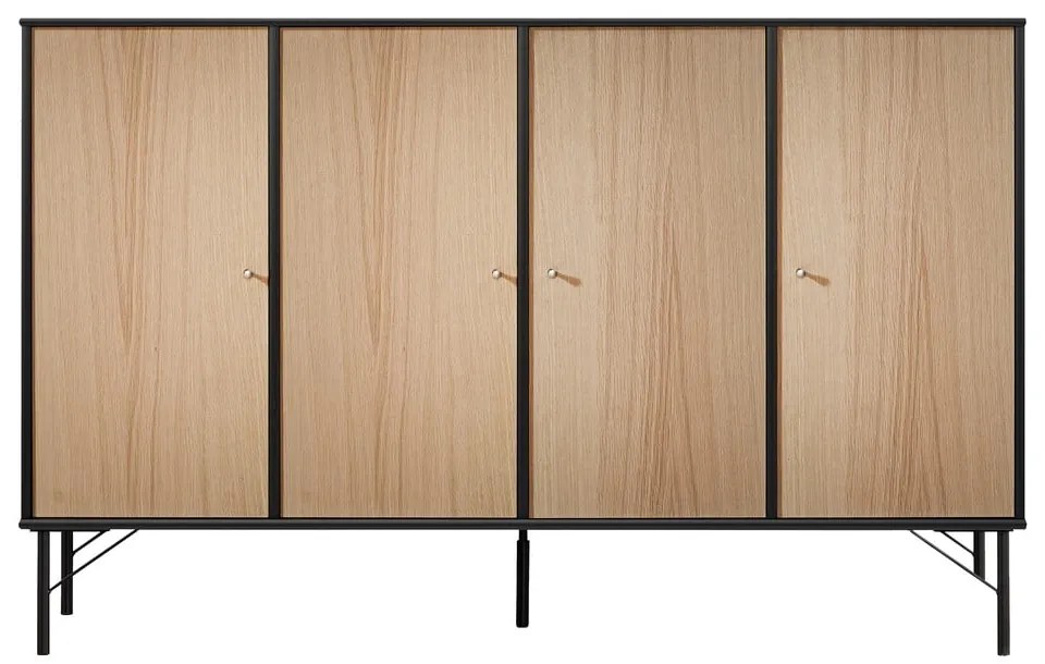 Komoda v dubovom dekore Hammel Mistral Kubus, 136 x 89 cm