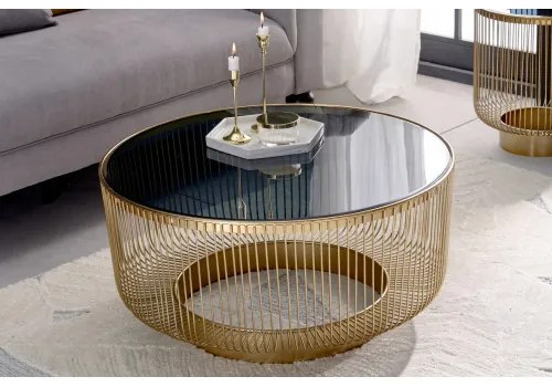Konferenčný stôl Variation 43233 Ø80cm Gold - Komfort-nábytok