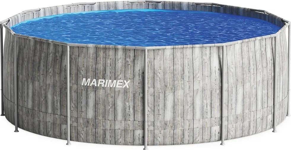 Marimex | Bazén Marimex Florida 3,66x1,22 m so zabudovaným skimmerom - motív ŠEDÉ DREVO | 10340321