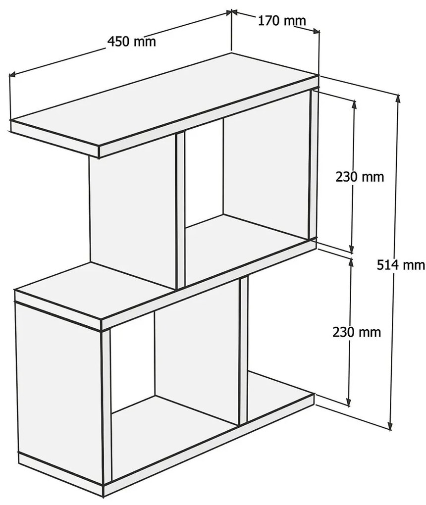 Odkladací stolík Zet Travertine