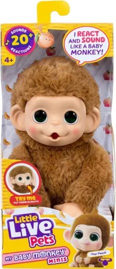 Interaktívna mini opička Pepi Peach Moose 26766