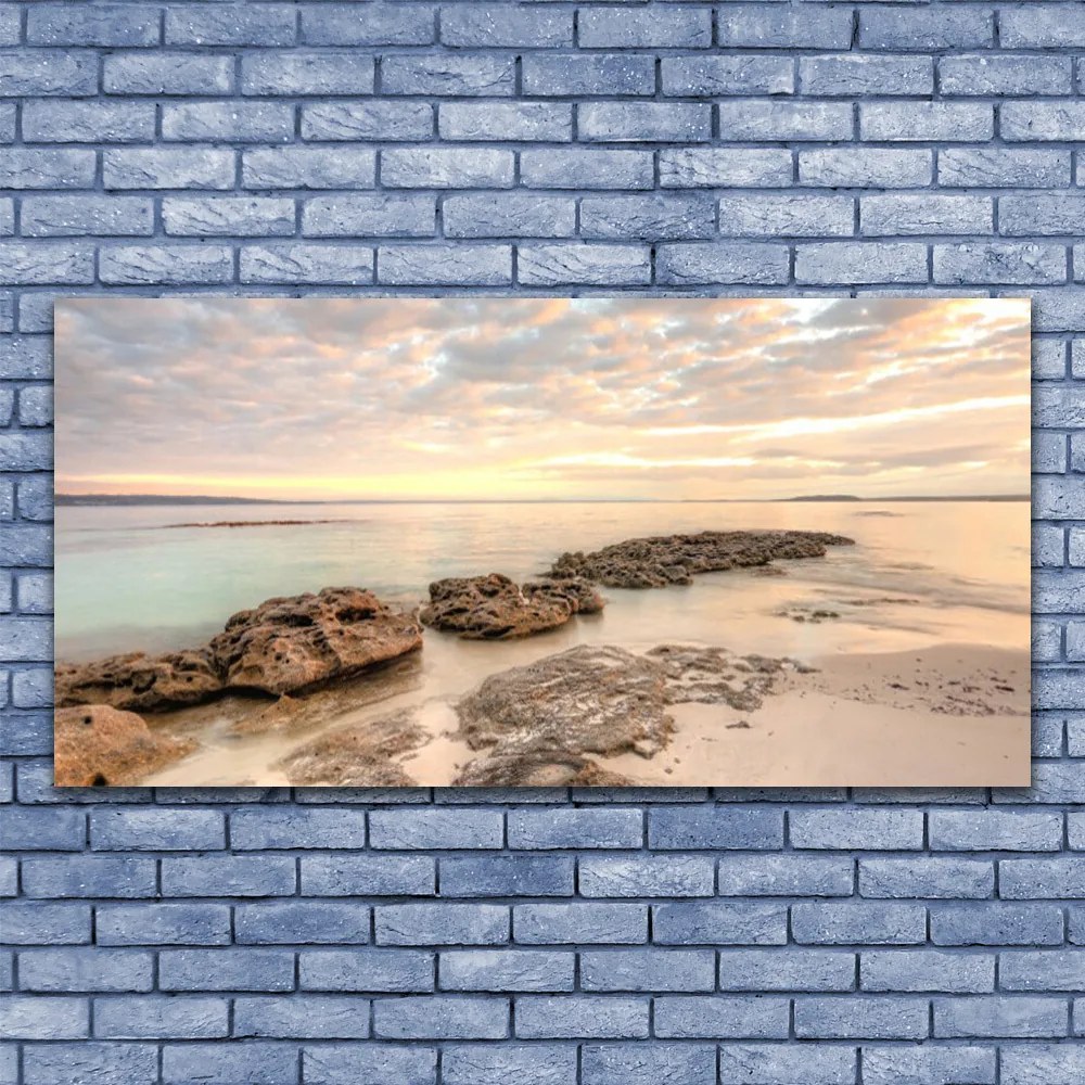 Obraz plexi More kamene krajina 120x60 cm