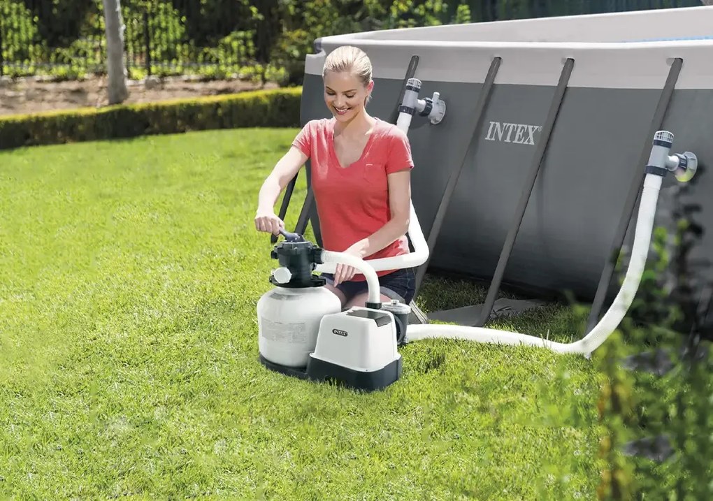 Intex | Piesková filtrácia Intex QX2100 so solinátorom | 10604348