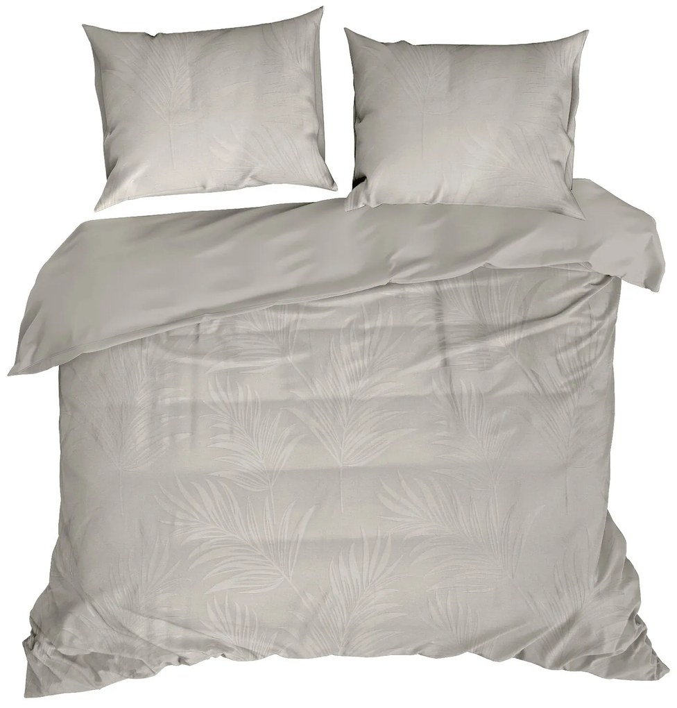 ŽAKÁROVÉ OBLIEČKY NATALIE 160X200 CM, 2 KS 70X80 CM ŠEDOBÉŽOVÁ