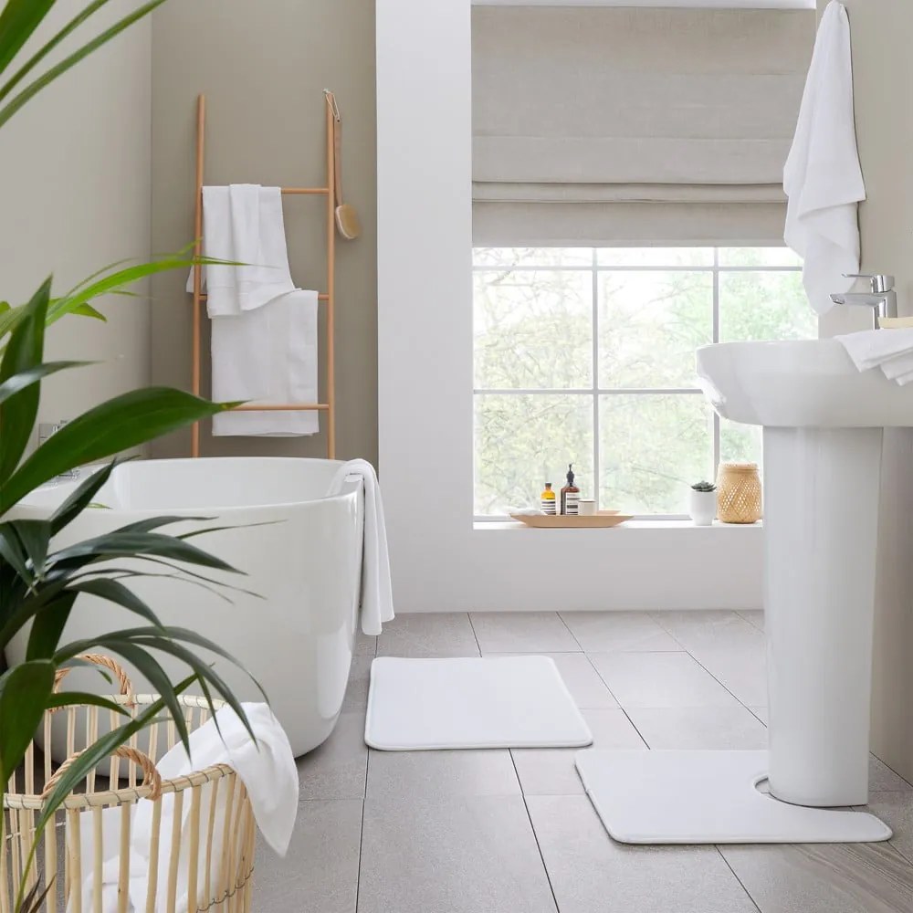 Biele froté bavlnené uteráky a osušky v súprave 6 ks Anti–Bacterial – Catherine Lansfield