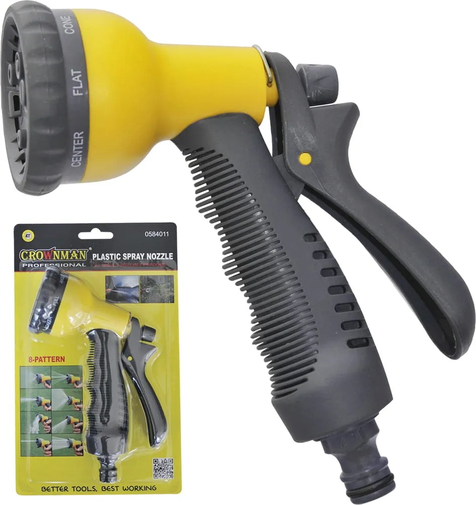 CROWNMAN Záhradná hadicová pištoľ s 8 funkciami