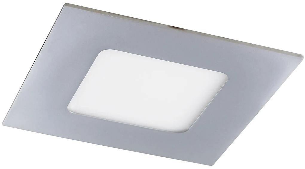 RABALUX LOIS LED panel do kúpeľne, 3W, teplá biela, 9x9cm, štvorcový, chróm, IP44