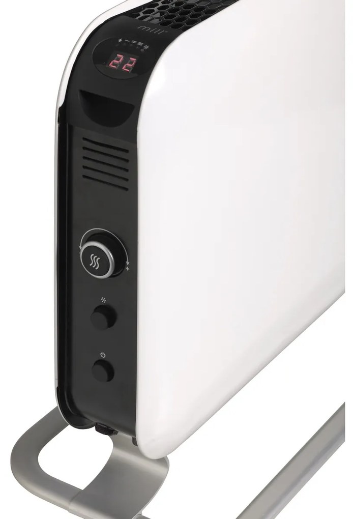 Mill Prenosný konvektor LED displej 2000 W biely