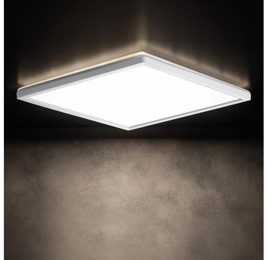 Kanlux 31534 - LED stropné svietidlo AZPO LED/22W/230V 42x42 cm IP54 biela