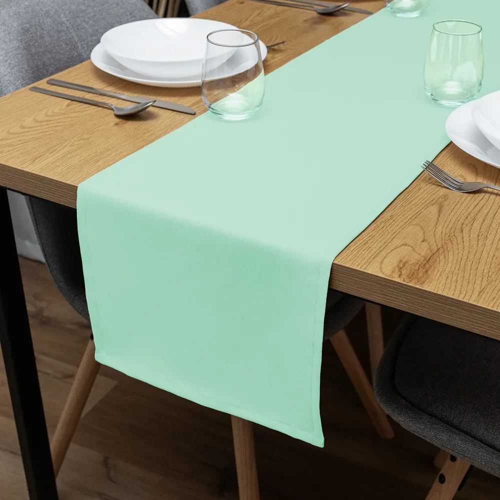 Biante Dekoračný behúň na stôl Rongo RG-019 Mintový 20x140 cm