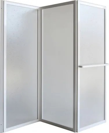 HOPA - Vanová zástěna KARINA - 143,5 cm × 120 cm, Posuvné, Hliník bílý, Polystyrol, Univerzální (OLBVZ5)