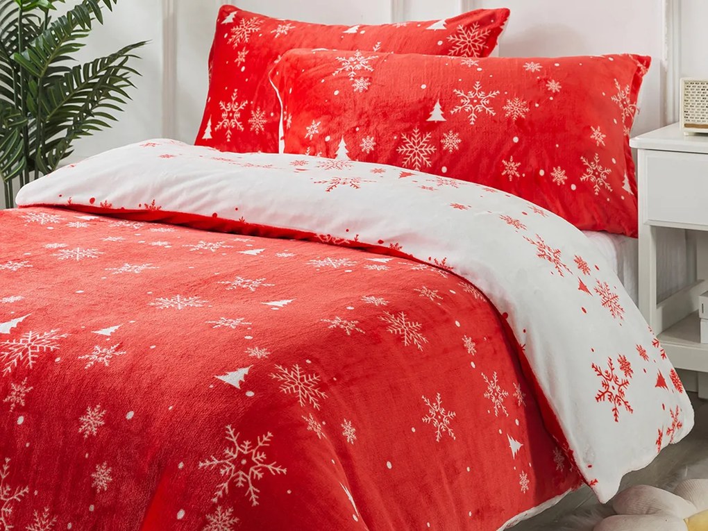 XPOSE® Mikroplyšové obliečky HAPPY WINTER Exclusive