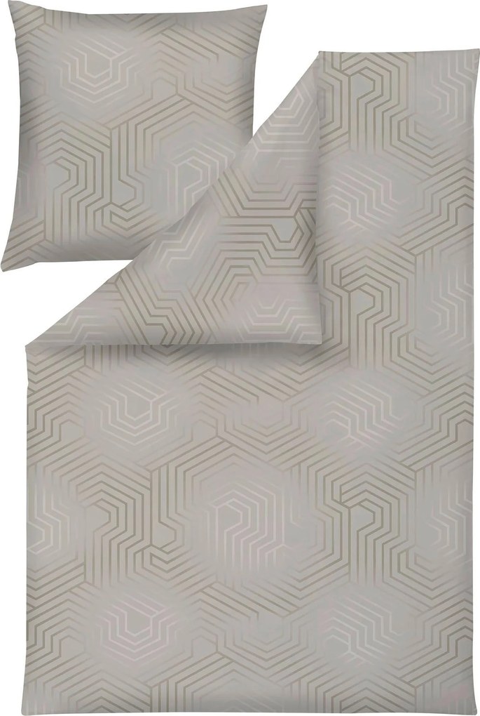 XXXLutz POSTEĽNÁ BIELIZEŇ, flanel, taupe, 135/200 cm Estella - Online Only bytové doplnky - 004142097301