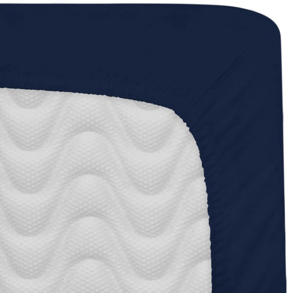SATÉNOVÉ PRESTIERADLO 026 160X200 CM TMAVOMODRÉ