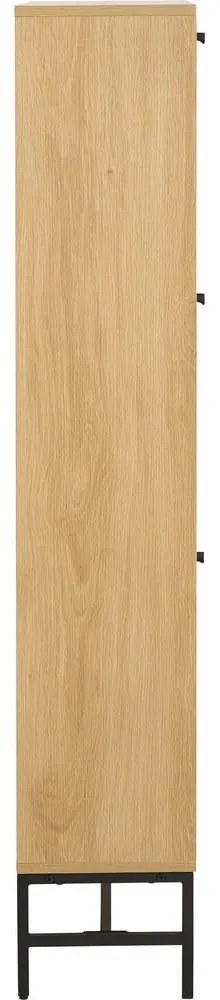Výklopná skrinka na topánky v dekore duba v prírodnej farbe 72x140x25 cm Albany – Actona