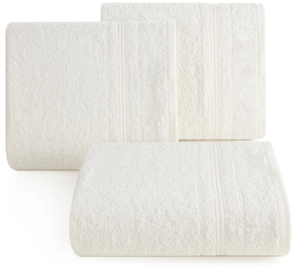 BAVLNENÝ UTERÁK ELMA 50X90 CM KRÉMOVÁ