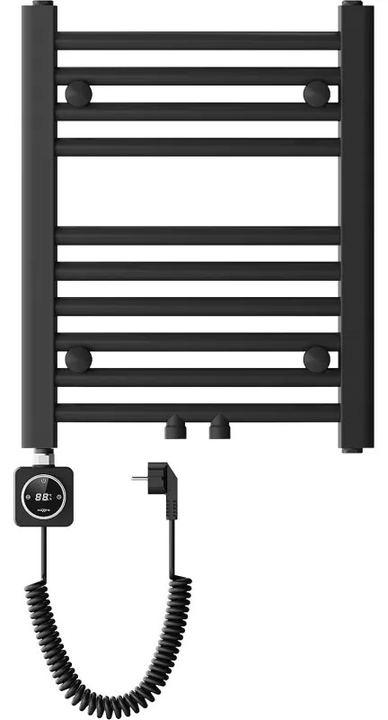 Mexen Ares, elektrické vykurovacie teleso 500 x 400 mm, 300 W, čierna, W102-0500-400-6300-70