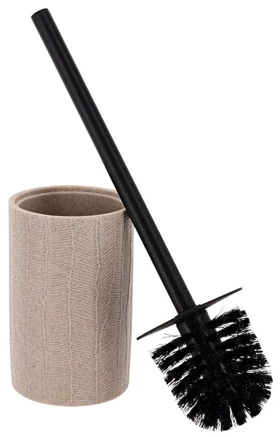 TENDANCE WC kefa Binchi, béžová/s čiernymi prvkami