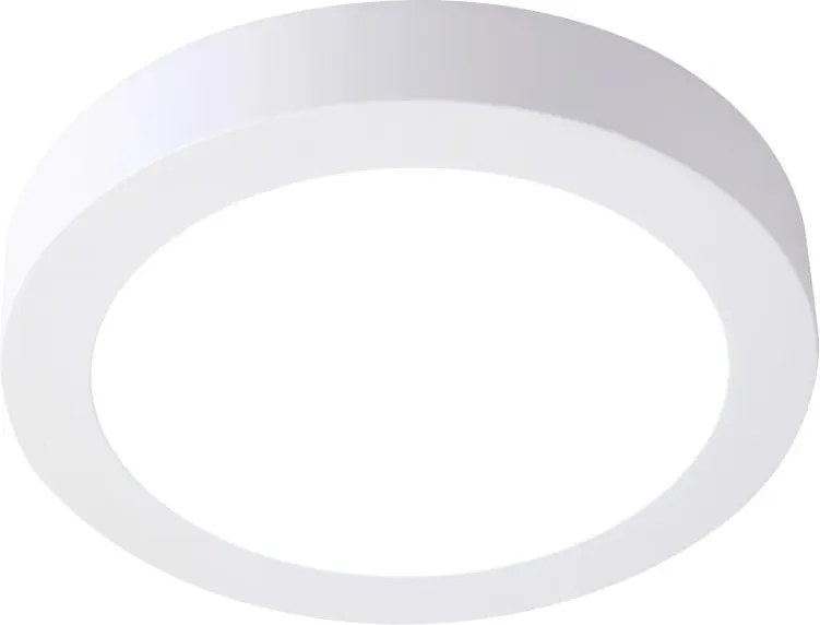 Biele kruhové stropné svietidlo SULION, ø 22,5 cm