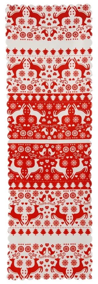 Súprava 4 vianočných obliečok na vankúš a behúň na stôl Minimalist Cushion Covers Christmas