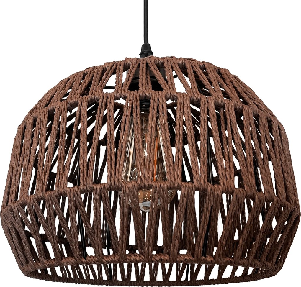 Toolight Toolight, stropné svietidlo 1xE27 APP1292-1CP, hnedá, OSW-02424