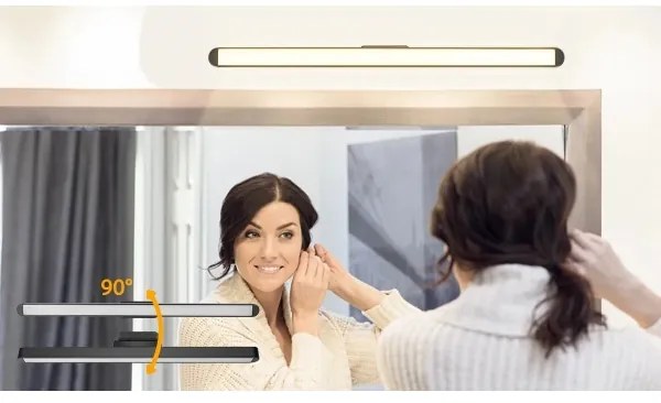 Aigostar - LED Stmievané nabíjacie osvetlenie do zrkadla LED/2,9W/5V