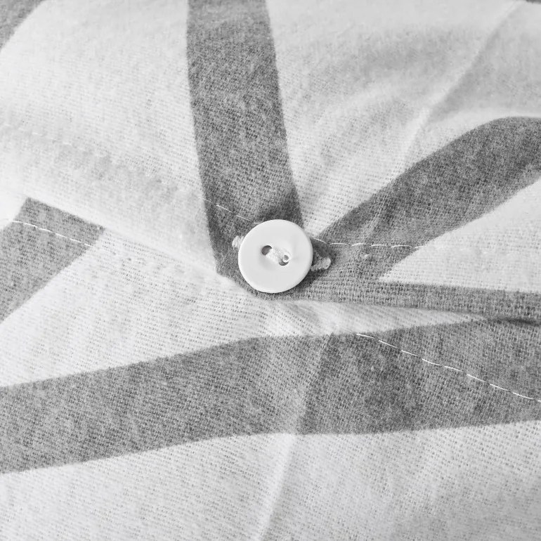 Flanelové obliečky Helsinky biele EMI