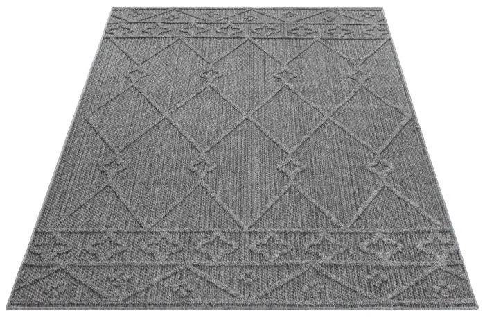 Ayyildiz Kusový koberec PATARA 4955, Sivá Rozmer koberca: 80 x 250 cm