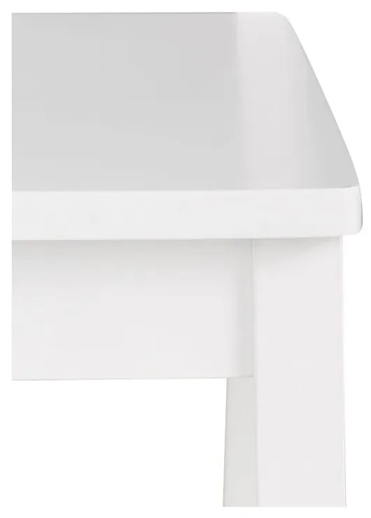 Biela barová stolička z borovicového dreva (výška sedadla 60 cm) Torpedo – Støraa