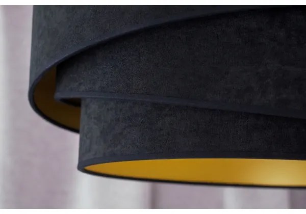 Duolla - Prisadený luster KOBO 1xE27/15W/230V pr. 45 cm čierna