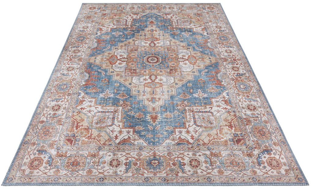 Hanse Home, Kusový koberec Asmar 104014 Jeans blue, 160x230, modrá, obývacia izba